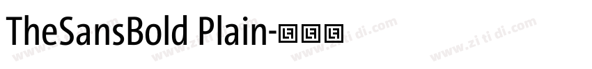TheSansBold Plain字体转换 TheSansBold Plain字体转换